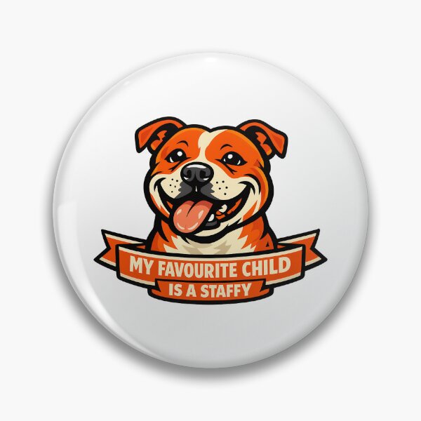 Item preview, My Favourite Child Is A Staffy  designed and sold by BestFriendTees.