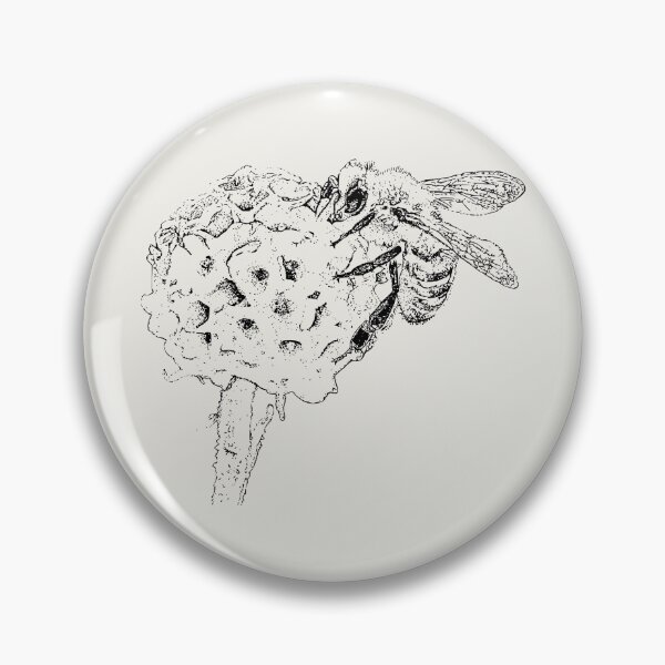 Item preview, Honey Bee on Golden Buddleia - (#F0EEE9) designed and sold by The Stippler Process.