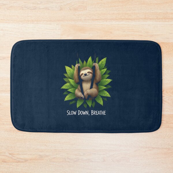 Item preview, Happy Sloth Slow Down Breathe Yoga Lover Design designed and sold by WellspringXflow.