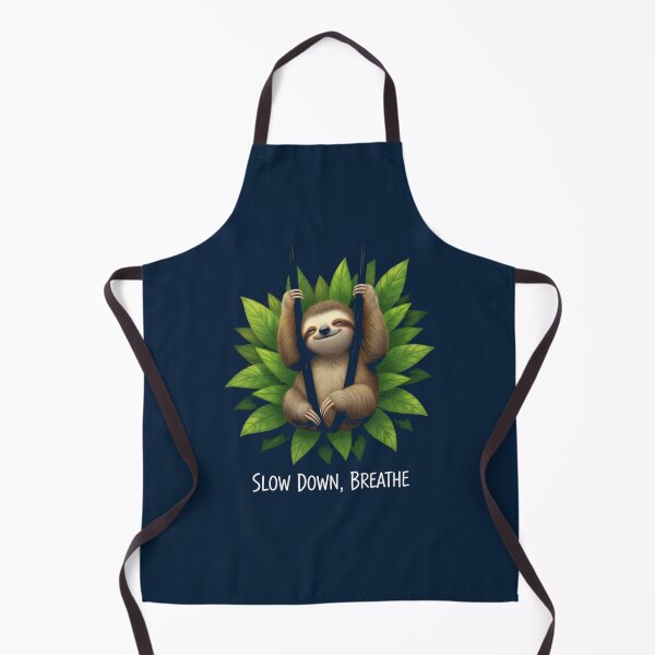 Item preview, Happy Sloth Slow Down Breathe Yoga Lover Design designed and sold by WellspringXflow.