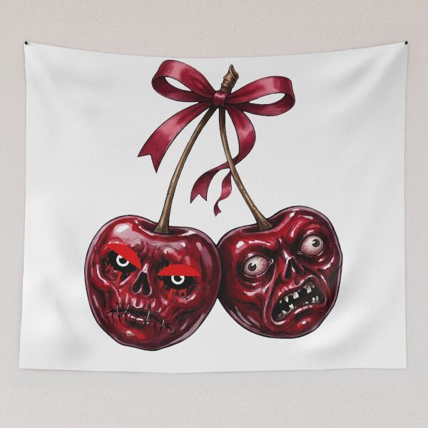 Item preview, Creepy Coquette Halloween Cherries designed and sold by VibranPalette.