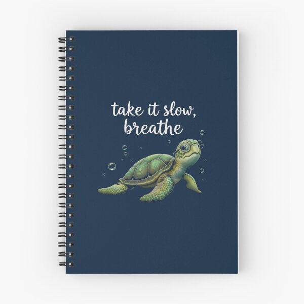 Item preview, Little Turtle Take It Slow Breathe Yoga Design designed and sold by WellspringXflow.
