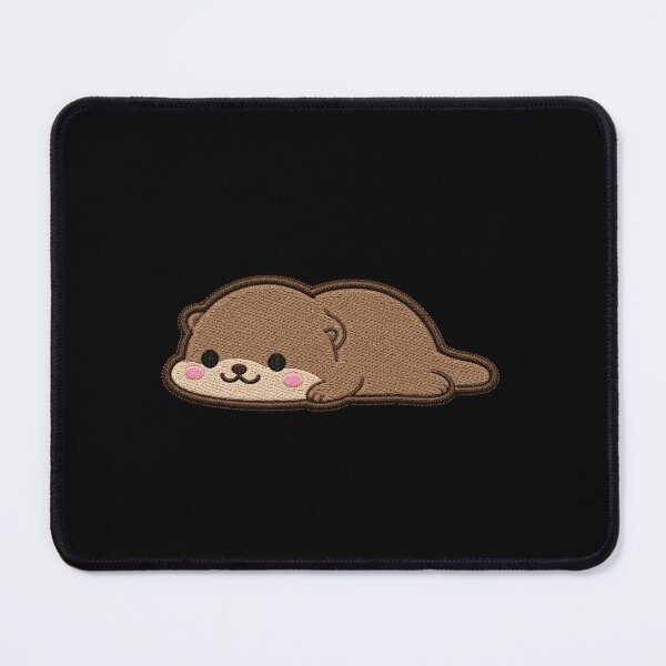 Item preview, Cute Otter Blob Embroidery Patch designed and sold by ColorSplash123.