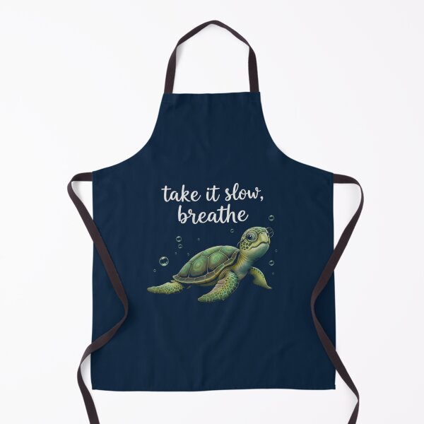 Item preview, Little Turtle Take It Slow Breathe Yoga Design designed and sold by WellspringXflow.