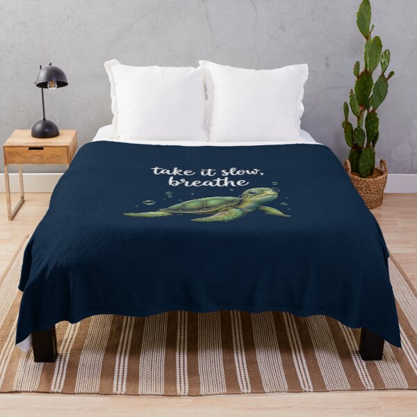 Item preview, Little Turtle Take It Slow Breathe Yoga Design designed and sold by WellspringXflow.