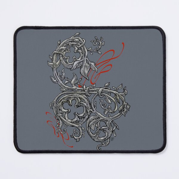 Item preview, Colorful Gothic Floral Ornament Illustration - Vibrant Dark Art Design designed and sold by JustasVebra.