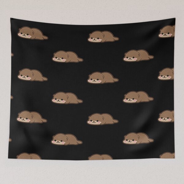 Item preview, Cute Otter Blob Embroidery Patch designed and sold by ColorSplash123.