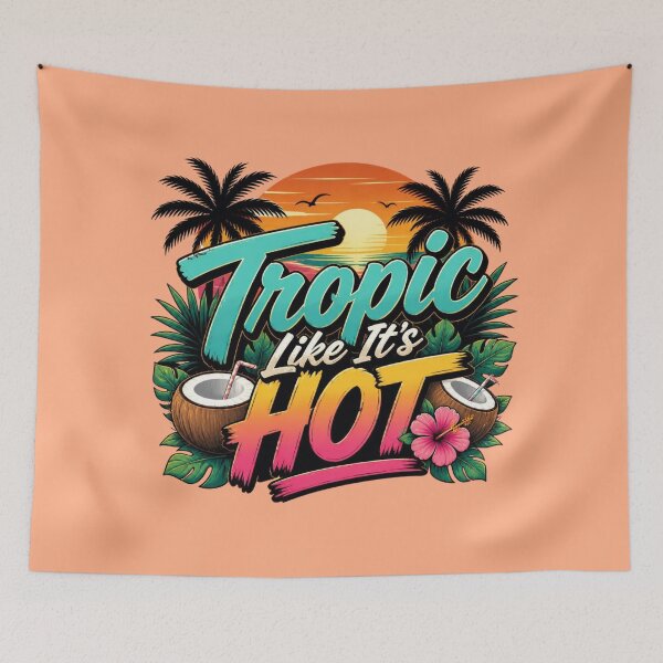 Item preview, Tropic Like It’s HOT – Bold Tropical Summer Design designed and sold by ABLAT-CREATIONS.