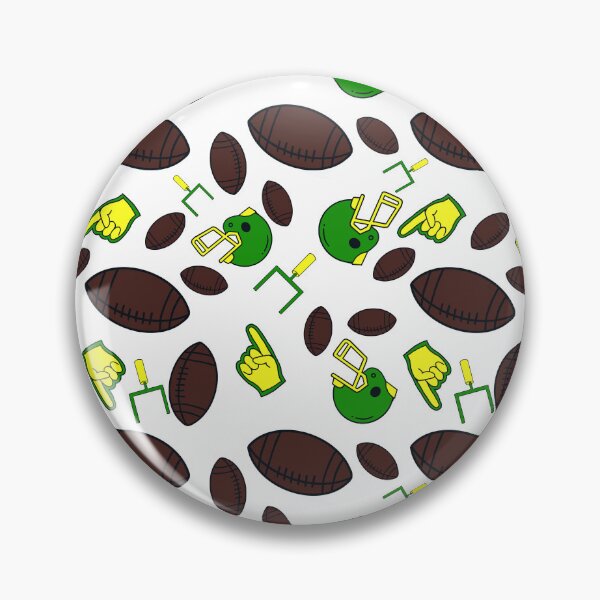 Item preview, Football seamless pattern green and yellow designed and sold by SeamlessArtists.