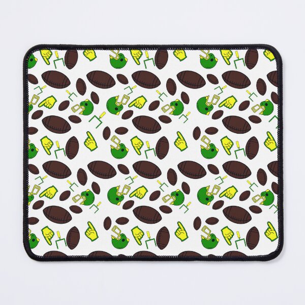 Item preview, Football seamless pattern green and yellow designed and sold by SeamlessArtists.