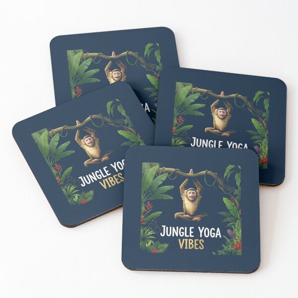 Item preview, Playful Monkey Jungle Yoga Vibes Fun Design designed and sold by WellspringXflow.
