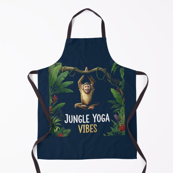 Item preview, Playful Monkey Jungle Yoga Vibes Fun Design designed and sold by WellspringXflow.