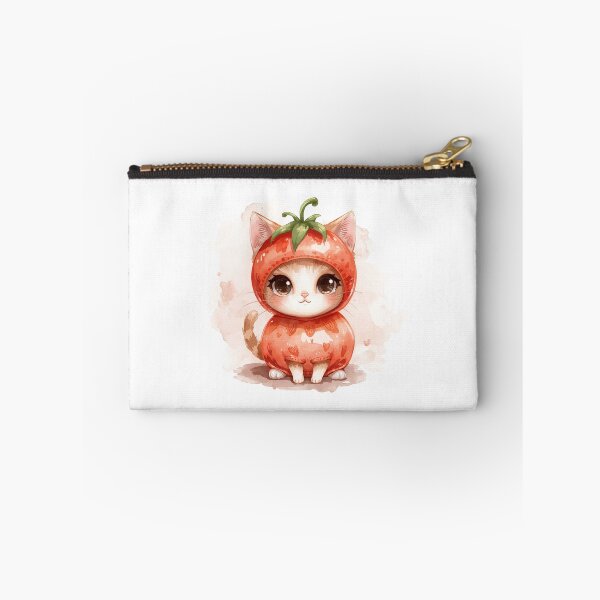 Item preview, Cute little tomato cat in kawaii style designed and sold by uunaa.
