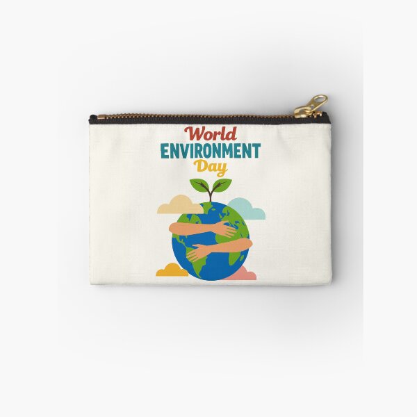 Item preview, World Environment Day Earth Hug with Plant Growth Vector designed and sold by AtonuHaque.