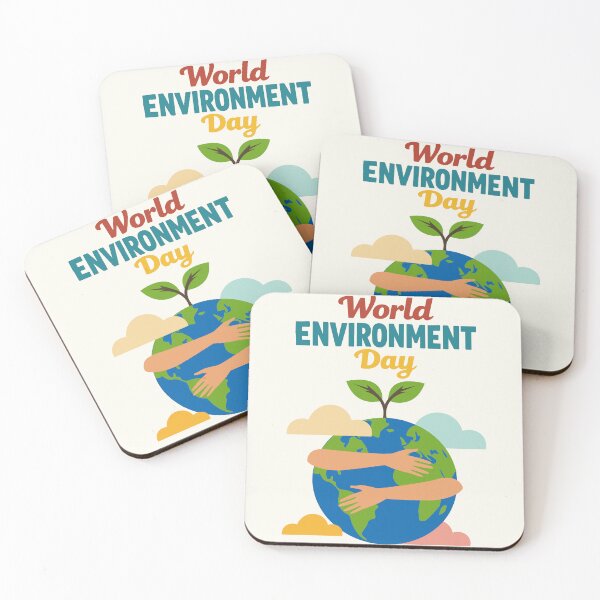Item preview, World Environment Day Earth Hug with Plant Growth Vector designed and sold by AtonuHaque.