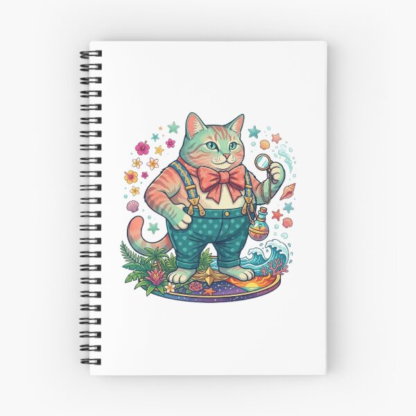 Item preview, "The Beachcomber Dandy: Tropical Navigator Cat" designed and sold by Blue Bird  Designs.