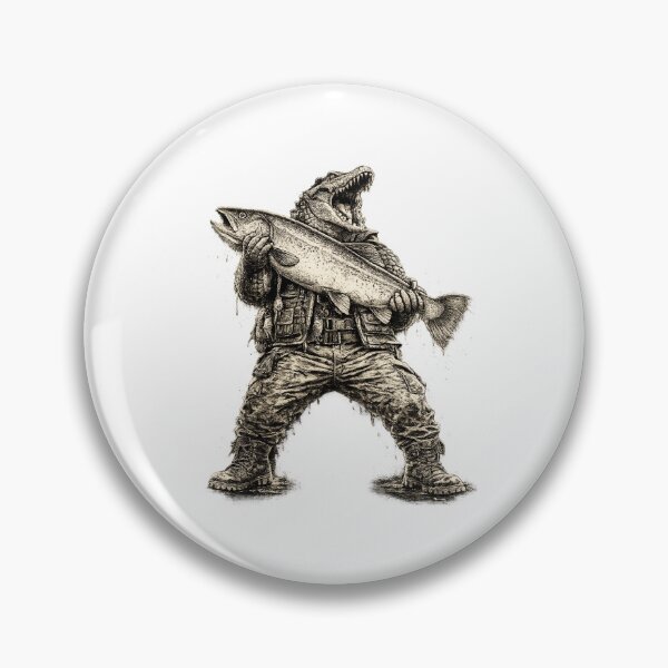 Item preview, Gator Fishing Warrior designed and sold by afr-saad.