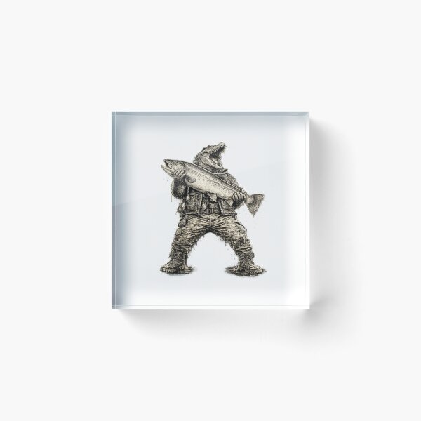Item preview, Gator Fishing Warrior designed and sold by afr-saad.