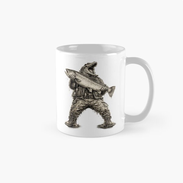 Item preview, Gator Fishing Warrior designed and sold by afr-saad.