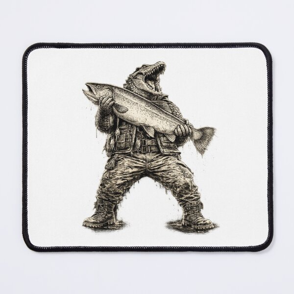 Item preview, Gator Fishing Warrior designed and sold by afr-saad.