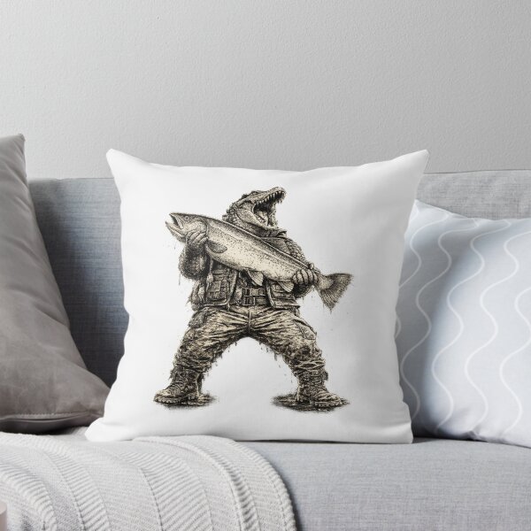 Item preview, Gator Fishing Warrior designed and sold by afr-saad.