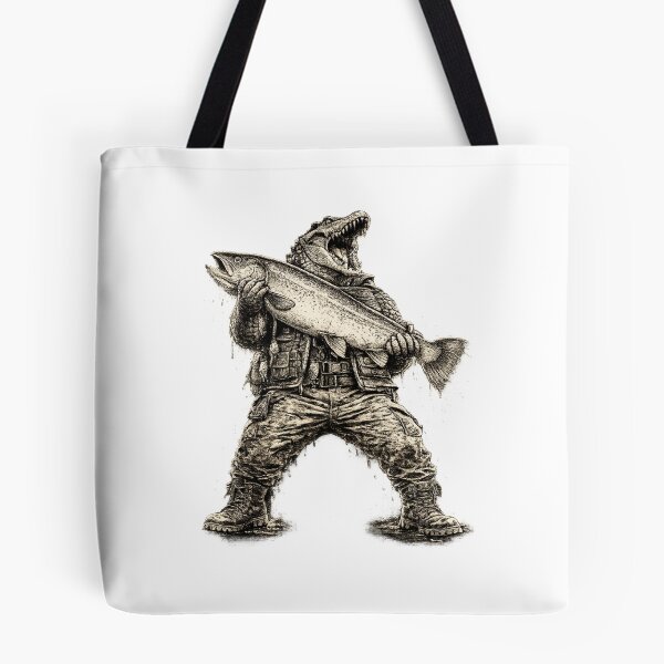Item preview, Gator Fishing Warrior designed and sold by afr-saad.