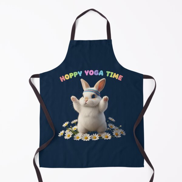 Item preview, Sweet Bunny Hoppy Yoga Time Warrior Pose Design designed and sold by WellspringXflow.