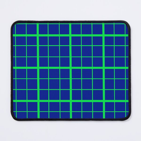 Item preview, Green Blue Grid Windowpane Check Design designed and sold by PatternTitan.