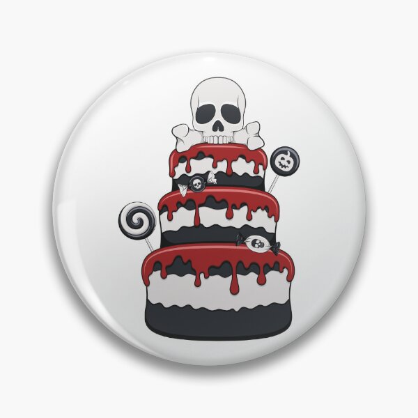 Item preview, Cake of sweets, candies, skull and lollipops. designed and sold by RizikCat.