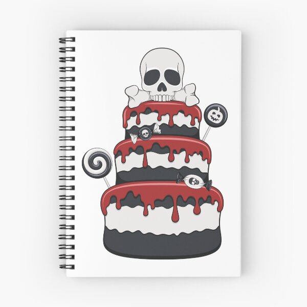Item preview, Cake of sweets, candies, skull and lollipops. designed and sold by RizikCat.