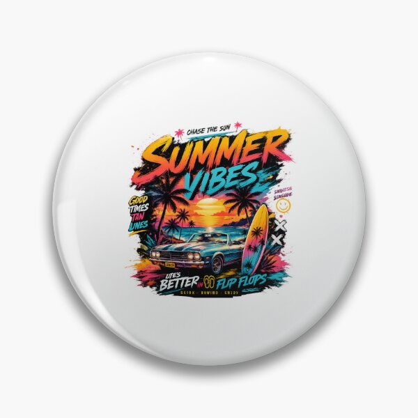Item preview, Summer Vibes Retro Beach designed and sold by AchraffPrint.