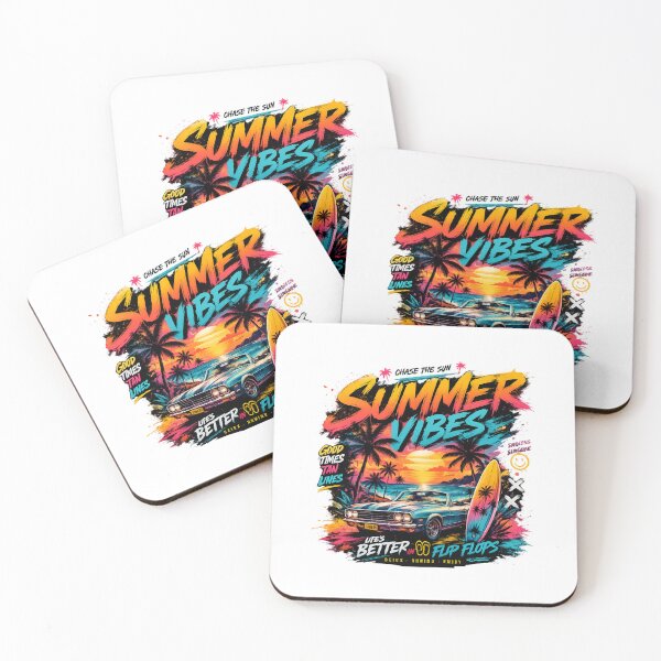 Item preview, Summer Vibes Retro Beach designed and sold by AchraffPrint.