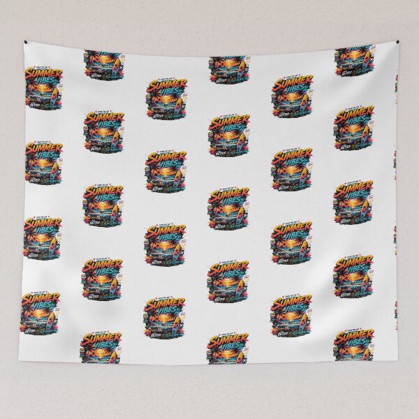 Item preview, Summer Vibes Retro Beach designed and sold by AchraffPrint.