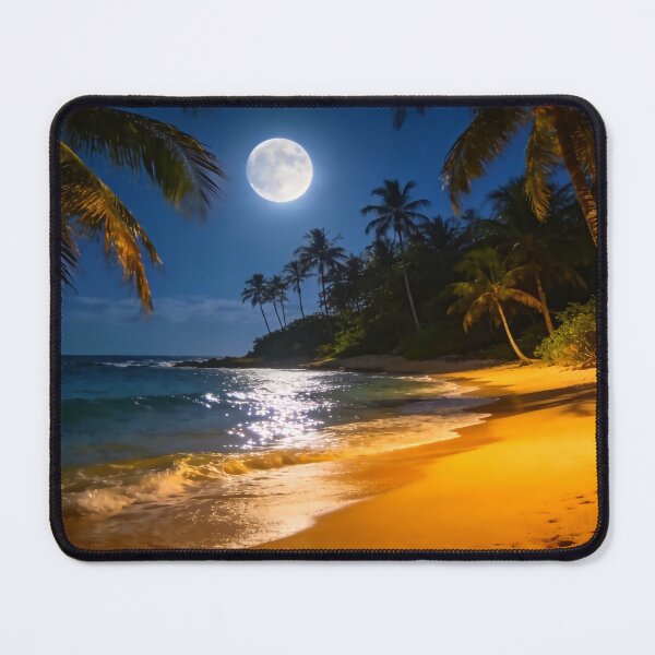 Item preview, Moonlit Walks on a sandy Beach in Maui designed and sold by vernonplatt.