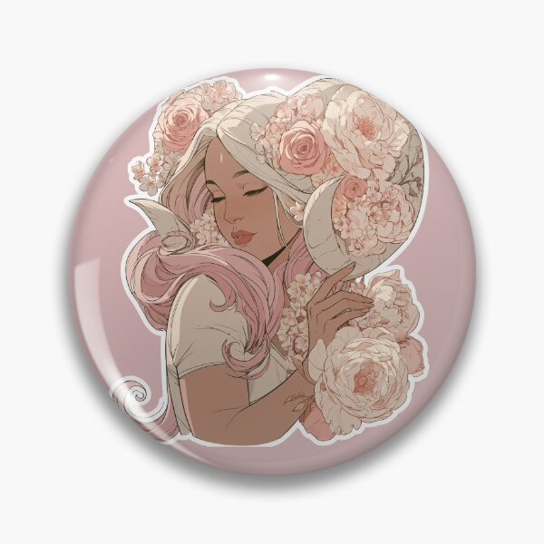 Item preview, Blooming Rose Goddess Fantasy Portrait designed and sold by MythicMood.