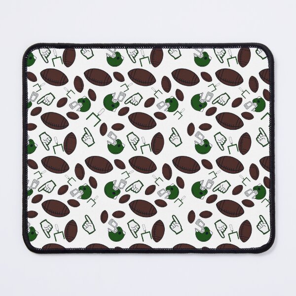 Item preview, Football seamless pattern green and white designed and sold by SeamlessArtists.