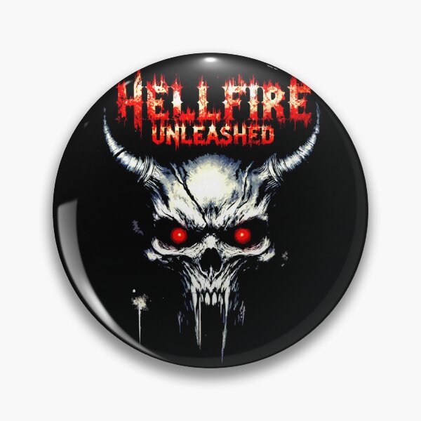 Item preview, Hellfire Unleashed Demon Skull Gothic Graphic Tee designed and sold by VikArtStudio.