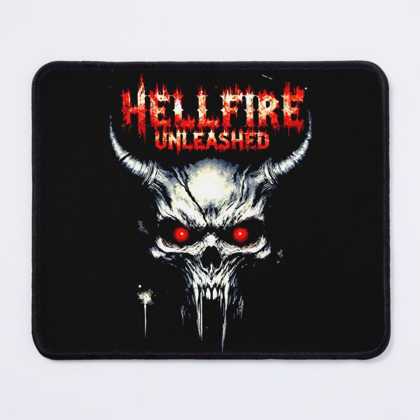 Item preview, Hellfire Unleashed Demon Skull Gothic Graphic Tee designed and sold by VikArtStudio.