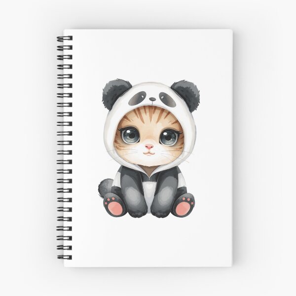 Item preview, Cute little panda cat in kawaii style designed and sold by uunaa.