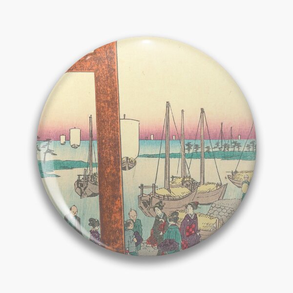 Item preview, Hiroshige Ferry Terminal | Japanese Art designed and sold by GammaRay.