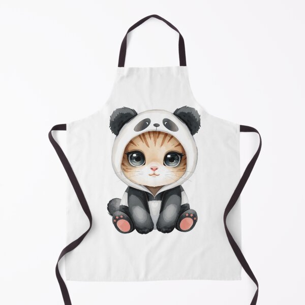 Item preview, Cute little panda cat in kawaii style designed and sold by uunaa.