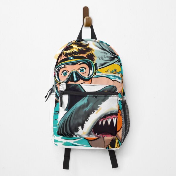 Item preview, Boy Snorkeling with Great White Shark designed and sold by By:MarcinK.