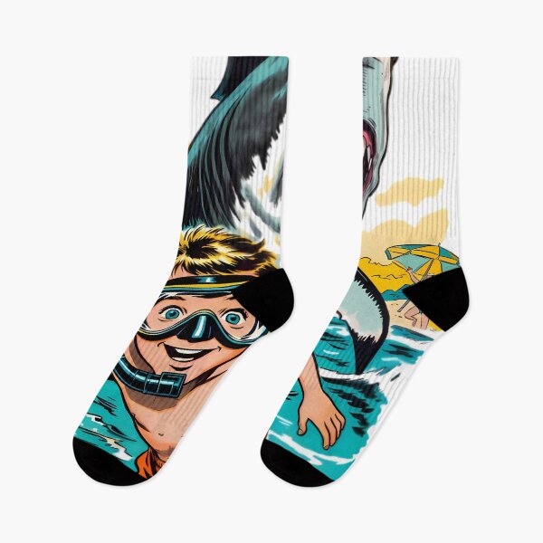 Item preview, Boy Snorkeling with Great White Shark  designed and sold by By:MarcinK.