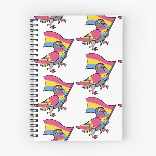 Item preview, Pansexual pigeon pride designed and sold by LeifrogDesigns.