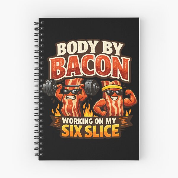Artikelvorschau, Body by Bacon – Ich arbeite an meinem Six Slice entworfen und verkauft von SidTastic .