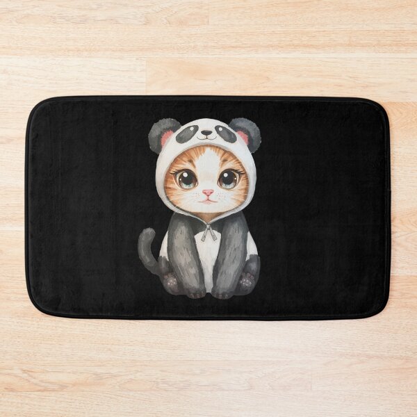 Item preview, Cute little panda cat in kawaii style designed and sold by uunaa.