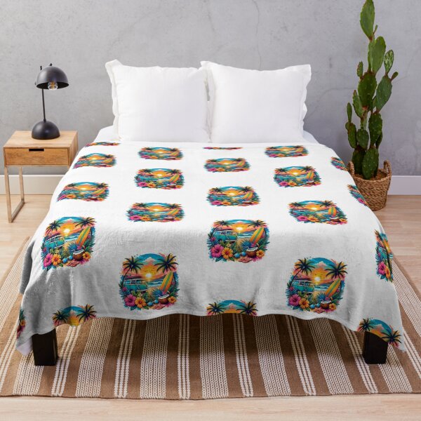 Item preview, Tropical Beach Camper Van Paradise Summer designed and sold by AchraffPrint.