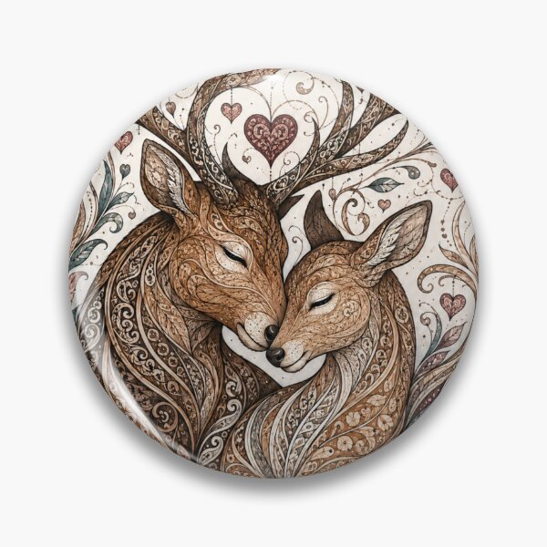 Item preview, Stag and Doe designed and sold by PaintedbyCarol.