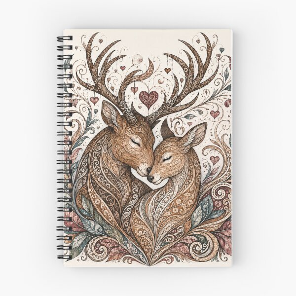 Item preview, Stag and Doe designed and sold by PaintedbyCarol.