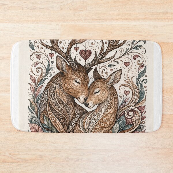 Item preview, Stag and Doe designed and sold by PaintedbyCarol.